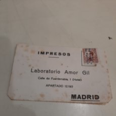 Documentos antiguos: INOTYOL JARABEFIRMA LUIS PIMENTEL LUGO IMPRESO LABORATORIOS AMOR GIL MADRID SELLO REPÚBLICA ESPAÑOLA. Lote 208417100