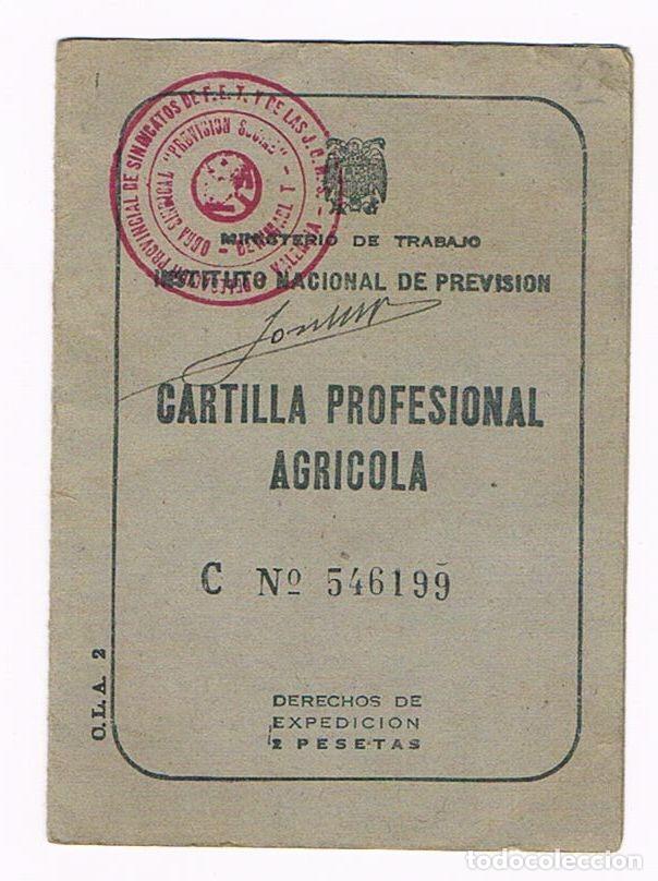 Documentos antiguos: CARTILLA PROVISIONAL AGRICOLA - Foto 1