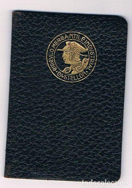 Documentos antiguos: CARNET 193.. CASTELLON CIRCULO MERCANTIL E INDUSTRIA - Foto 1