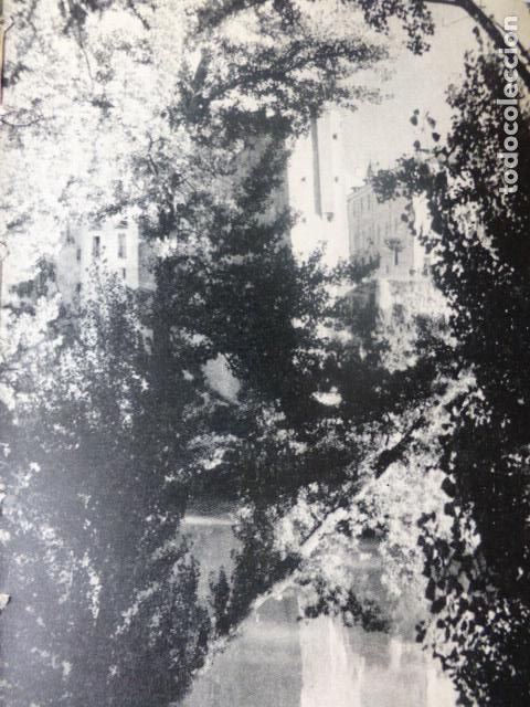 Documentos antiguos: CUENCA EL RIO JUCAR ANTIGUA LAMINA HUECOGRABADO - Foto 1