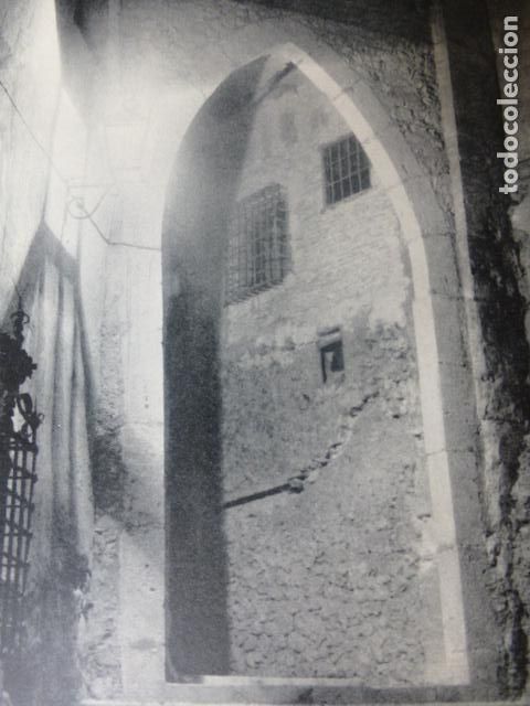 Documentos antiguos: CUENCA UN RINCON ANTIGUA LAMINA HUECOGRABADO - Foto 1