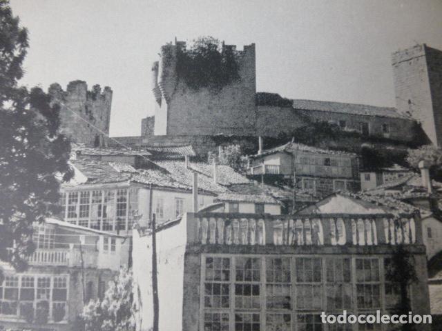 Alte Dokumente: CASTRO CALDELAS ORENSE VISTA Y CASTILLO ANTIGUA LAMINA HUECOGRABADO