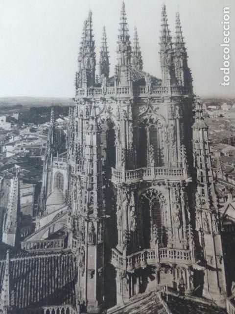 Documentos antiguos: BURGOS CATEDRAL ANTIGUO HUECOGRABADO A&Ntilde;OS 20