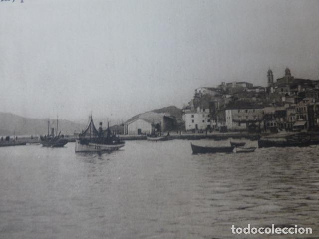 Documentos antiguos: VIGO PONTEVEDRA EL PUERTO ANTIGUO HUECOGRABADO A&Ntilde;OS 20
