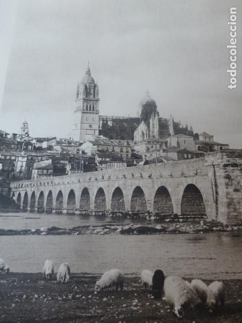 Documentos antiguos: SALAMANCA VISTA ANTIGUO HUECOGRABADO A&Ntilde;OS 20