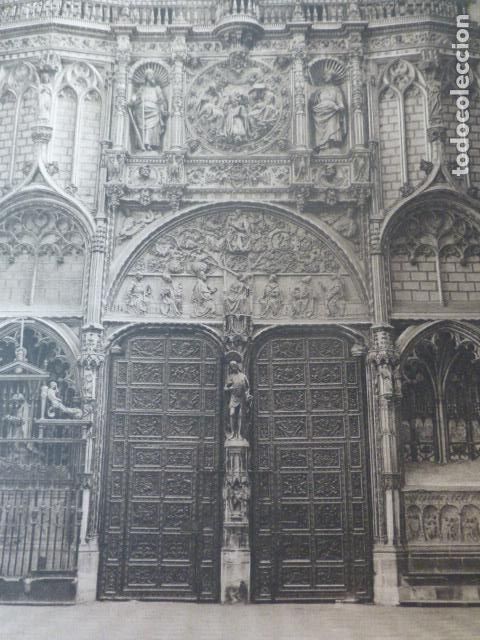 Documentos antiguos: TOLEDO CATEDRAL ANTIGUO HUECOGRABADO A&Ntilde;OS 20