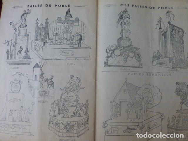 Documentos antiguos: VALENCIA EL FALLERO REVISTA FALLAS 1935 - Foto 6