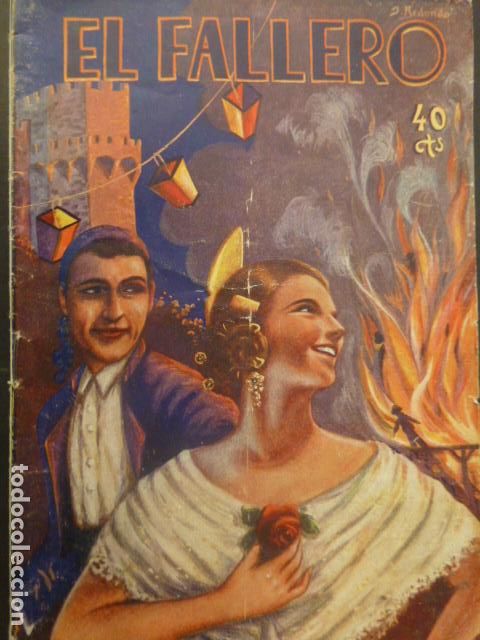 Documentos antiguos: VALENCIA EL FALLERO REVISTA FALLAS 1935 - Foto 1