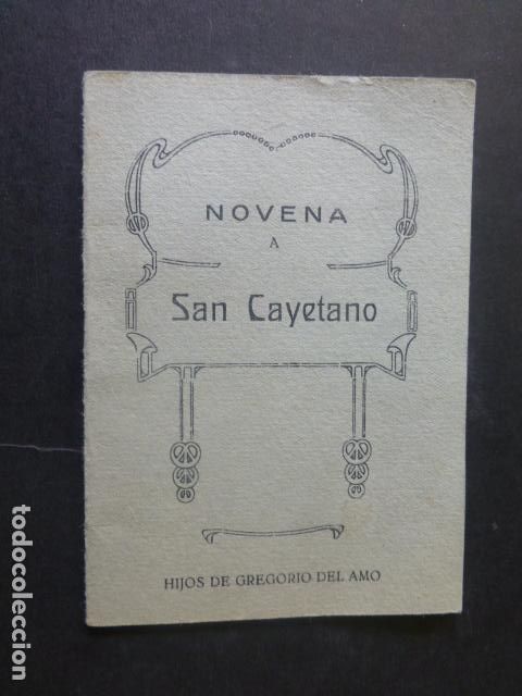 Documentos antiguos: NOVENA A SAN CAYETANO MADRID 1933 - Foto 1