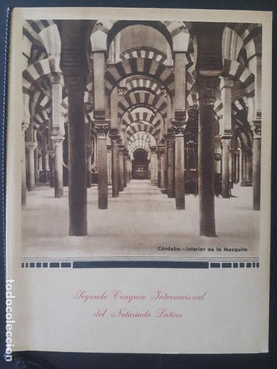 Documentos antiguos: MENU CONGRESO INTERNACIONAL NOTARIADO LATINO CORDOBA 1950 CIRCULO DE LA AMISTAD