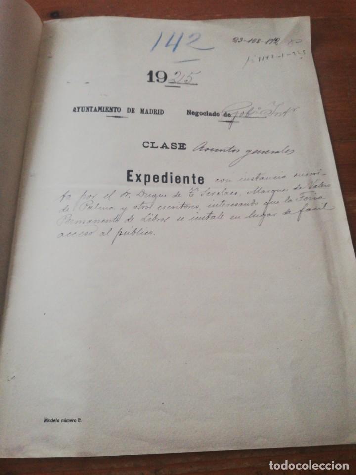 Documentos antiguos: Carpeta Facs&iacute;mil La Feria de Libros de la Cuenta Moyano. 1925-2007 - Foto 2