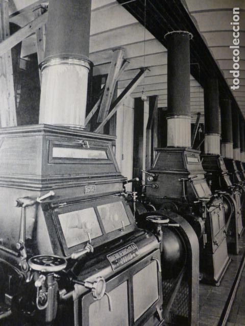 Old Documents: ALBACETE FABRICA DE HARINAS ANTIGUO HUECOGRABADO