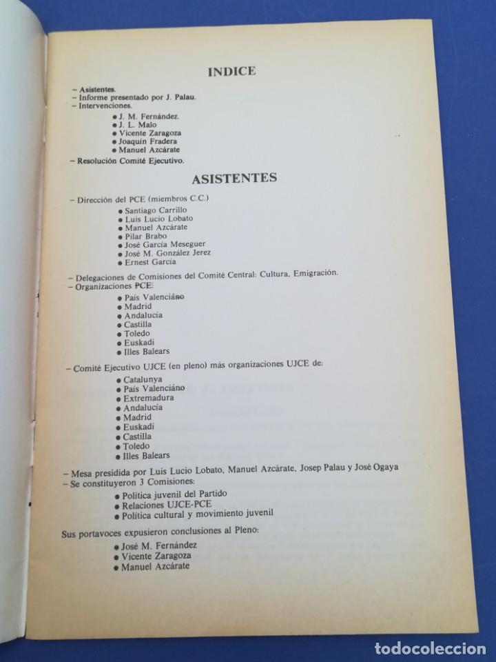 Documentos antiguos: CUADERNILLO SEMINARIO UJCE DEL PARTIDO COMUNISTA DE ESPA&Ntilde;A - Foto 6