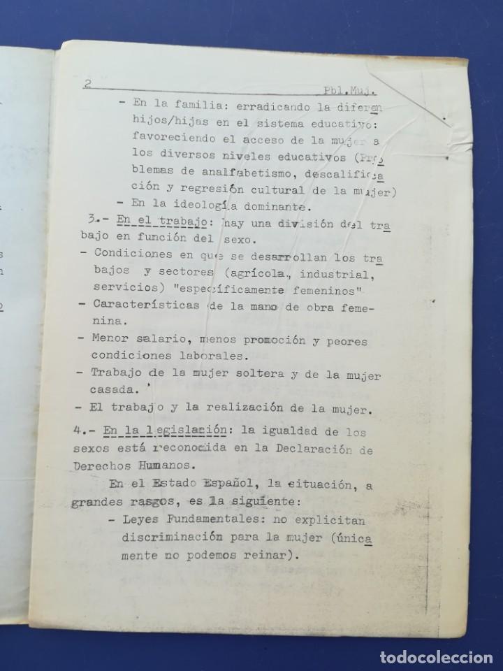 Documentos antiguos: CUADERNILLO PARTIDO COMUNISTA DE ESPA&Ntilde;A - EL PROBLEMA DE LA MUJER - &Eacute;POCA TRANSICI&Oacute;N - Foto 2
