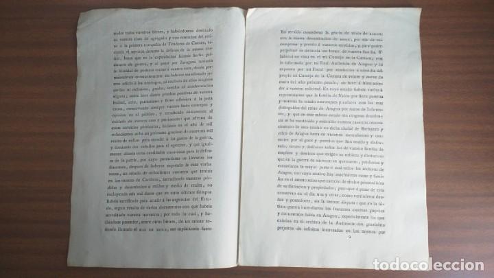 Documentos antiguos: F&eacute;lix Val&oacute;n, bar&oacute;n de Mora / Barbastro - Foto 4