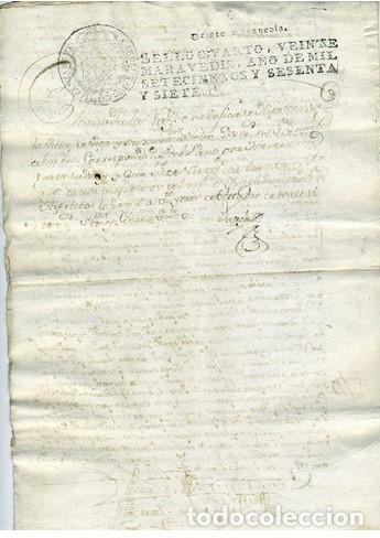 Documentos antiguos: DOCUMENTO GALICIA 1645 MANUSCRITO - Foto 2