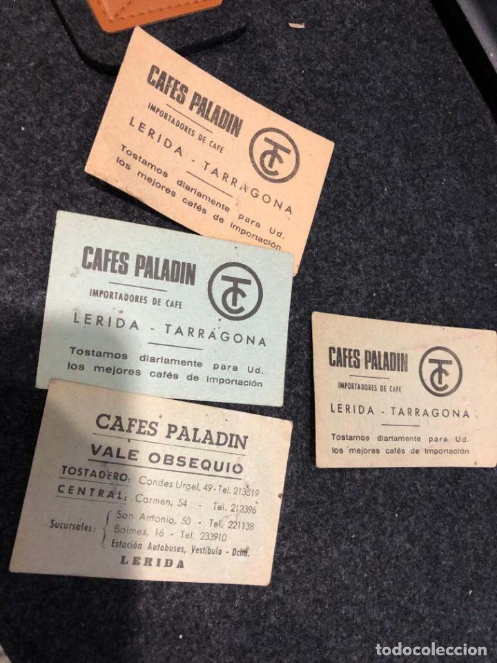 Documentos antiguos: CAFES PALADIN LERIDA TARRAGONA - Foto 1