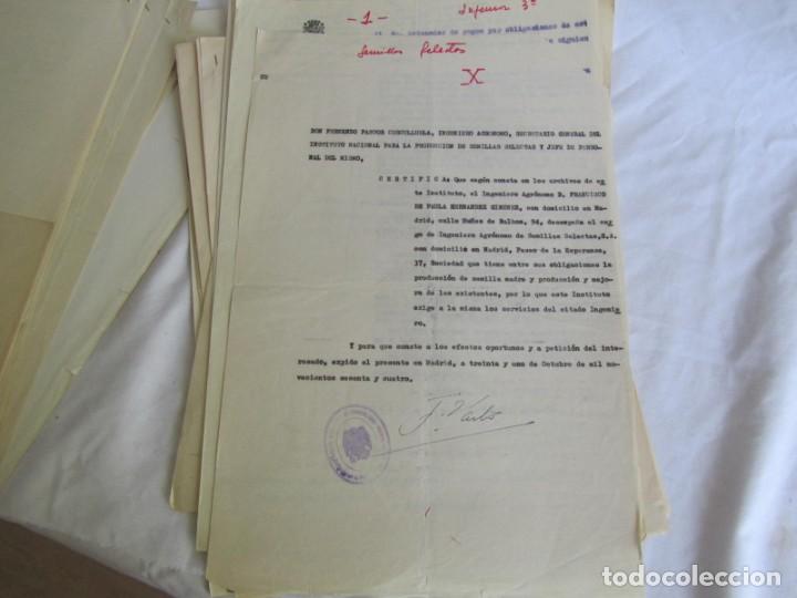 Documentos antiguos: Documentos de Ingeniero Agr&oacute;nomo 1934-1963 - Foto 19