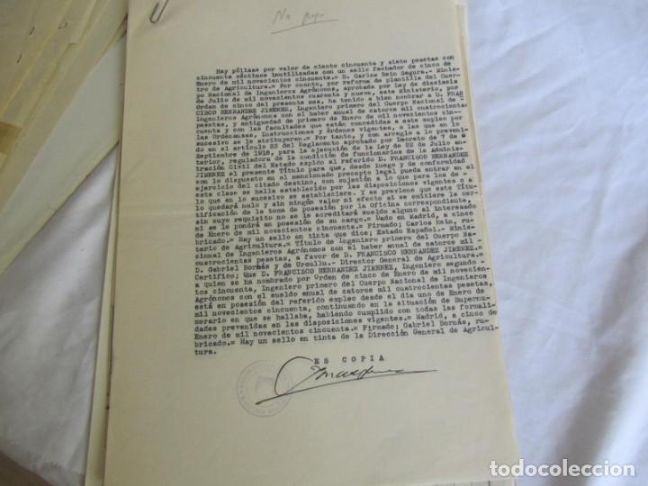Documentos antiguos: Documentos de Ingeniero Agr&oacute;nomo 1934-1963 - Foto 27