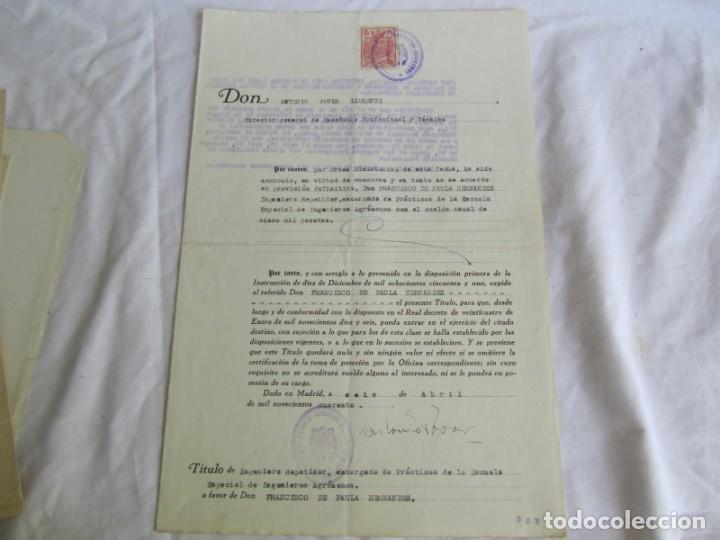 Documentos antiguos: Documentos de Ingeniero Agr&oacute;nomo 1934-1963 - Foto 35