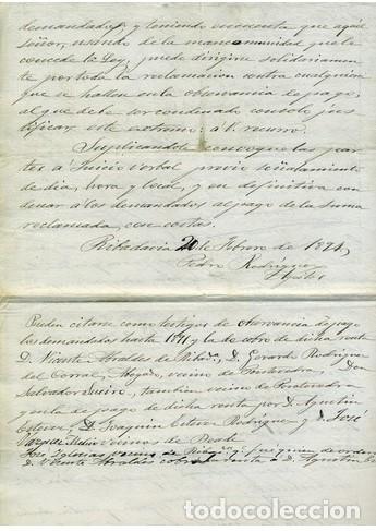 Documentos antiguos: ANTECEDENTES FORAL DE OUTEIRO. 1894 - Foto 3