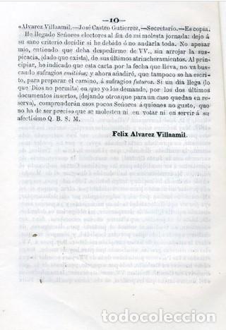 Documentos antiguos: SE&Ntilde;ORES ELECTORES DISTRITO MONDO&Ntilde;EDO - Foto 2