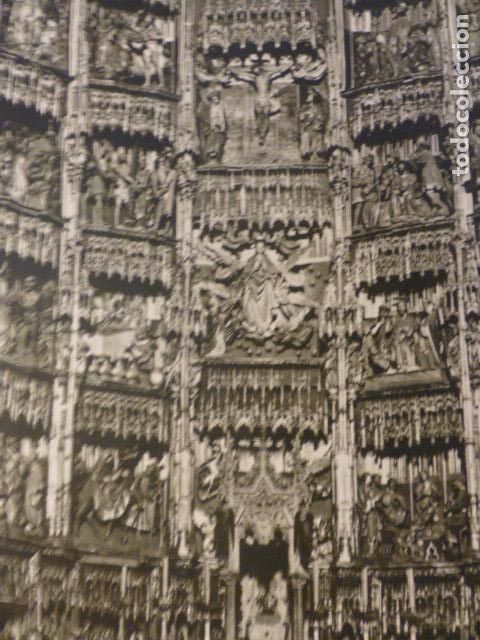 Documentos antigos: OVIEDO ASTURIAS DETALLE DE LA CATEDRAL ANTIGUO HUECOGRABADO
