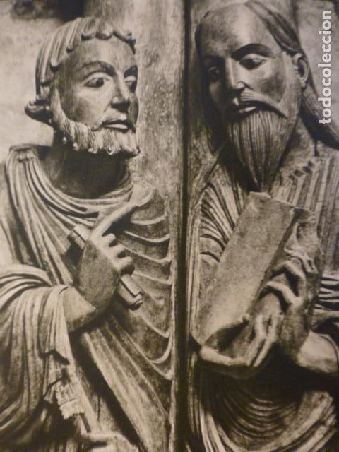 Documentos antigos: OVIEDO ASTURIAS DETALLE DE LA CATEDRAL ANTIGUO HUECOGRABADO