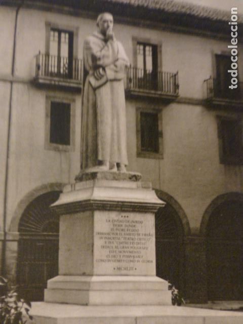 Old Documents: OVIEDO ASTURIAS MONUMENTO A FEIJOO ANTIGUO HUECOGRABADO