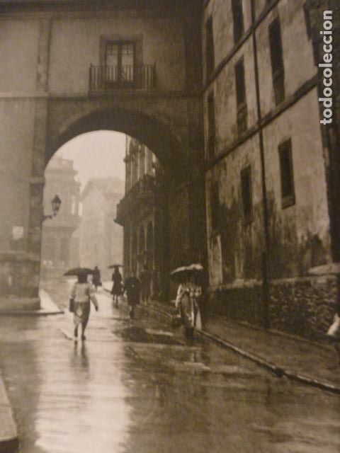 Documentos antiguos: OVIEDO ASTURIAS ARCO DE SAN VICENTE ANTIGUO HUECOGRABADO
