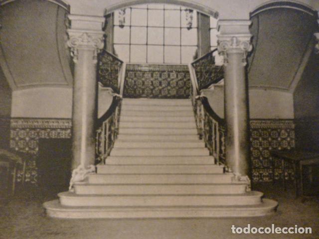 Old Documents: GIJON ASTURIAS ESCUELA DE COMERCIO ANTIGUO HUECOGRABADO