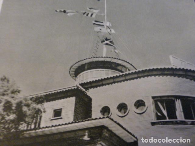 Old Documents: GIJON ASTURIAS CLUB DE REGATAS ANTIGUO HUECOGRABADO