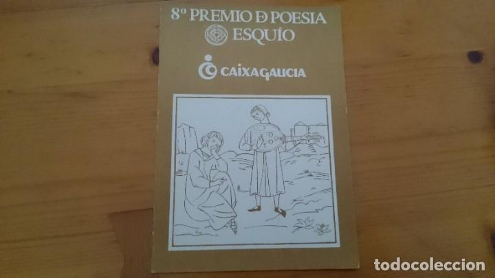 Documentos antiguos: TARJETA BASES PARA EL 8 PREMIO DE POES&Iacute;A ESQUIO 1988 - TEXTOS EN GALEGO Y CASTELLANO