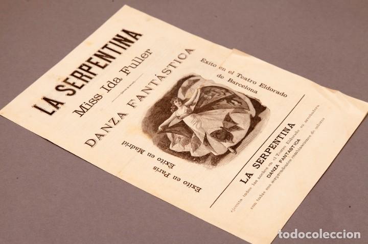 Documentos antiguos: IDA FULLER - LA SERPENTINA - 1893 - Foto 4