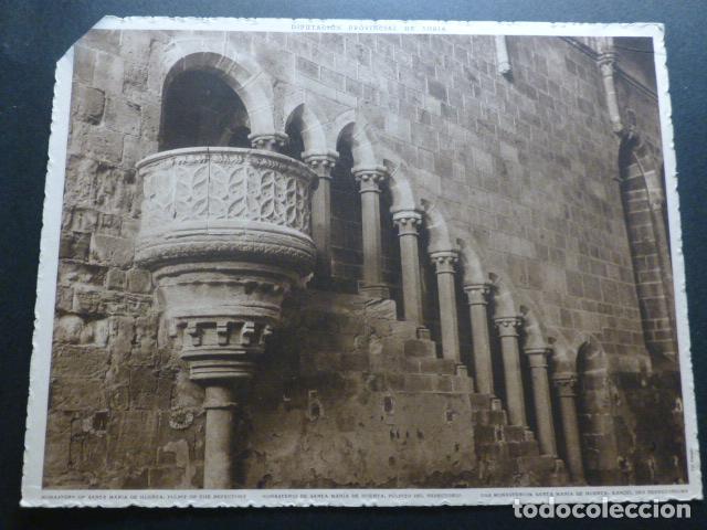 Documentos antiguos: SANTA MARIA DE HUERTA SORIA ANTIGUO HUECOGRABADO 17 X 22 CMTS