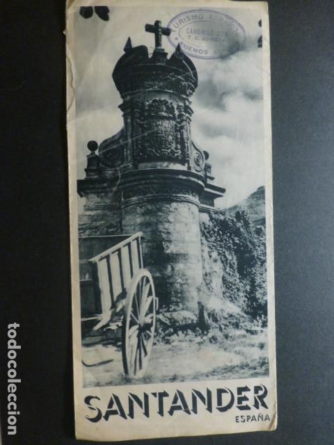Documentos antiguos: SANTANDER FOLLETO TURISTICO A&Ntilde;OS 30 - Foto 1