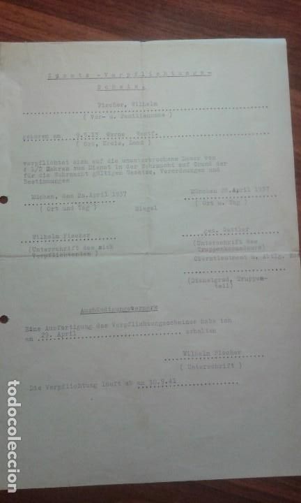 Documentos antiguos: Conjunto de documentos de un soldado de la Legion Condor - Foto 2