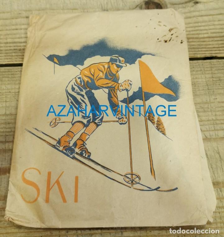 Documentos antiguos: ANTIGUO SOBRE VACIO, SKI, RARO