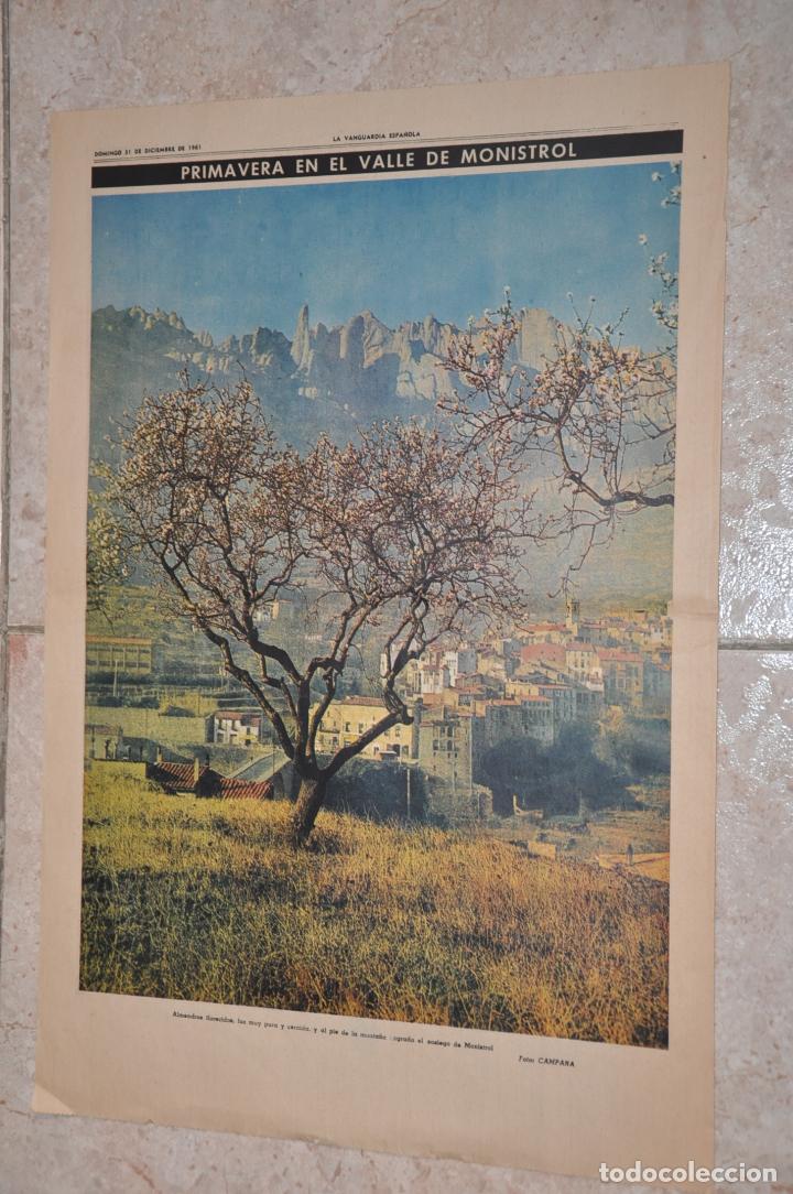 Documentos antiguos: Hoja de la vanguardia 1961, Monistrol - Foto 1