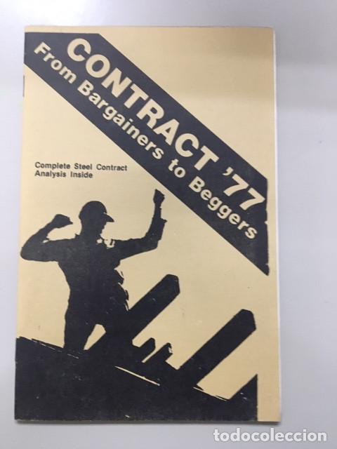 Documentos antiguos: CONTRACT77. FROM BARGAINERS TO BEGGERS (1977) - Foto 1