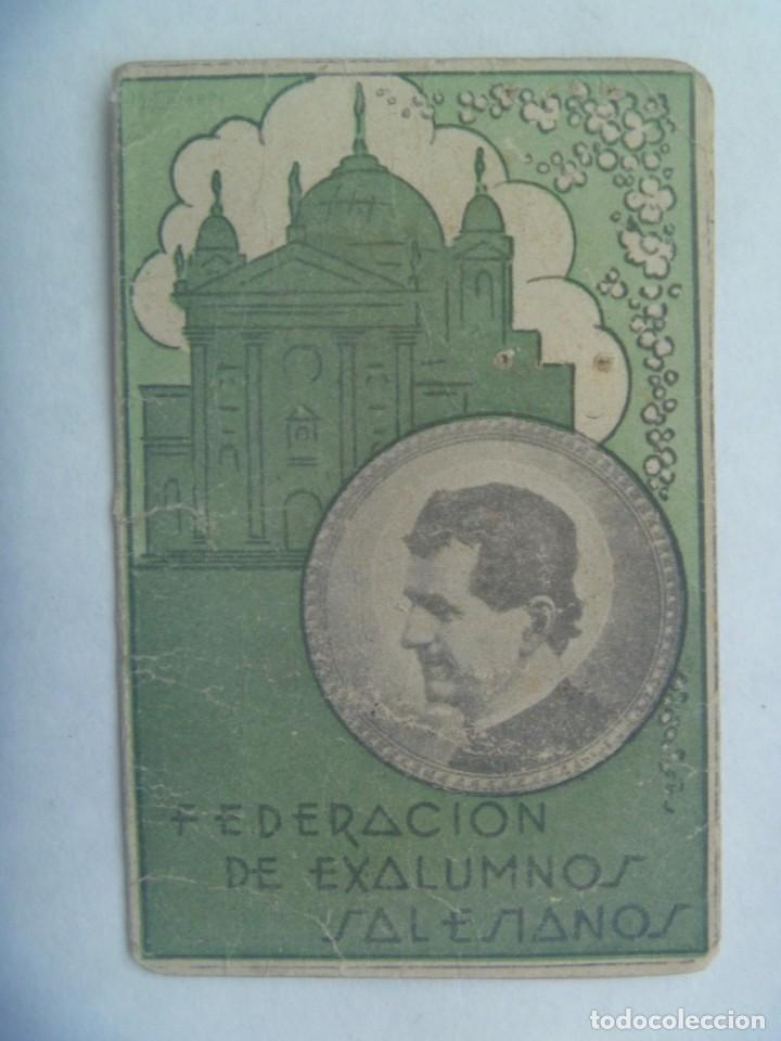 Documentos antiguos: FEDERACION DE EXALUMNOS SALESIANOS : CARNET DE ALUMNO DE TRIANA . SEVILA, 1942