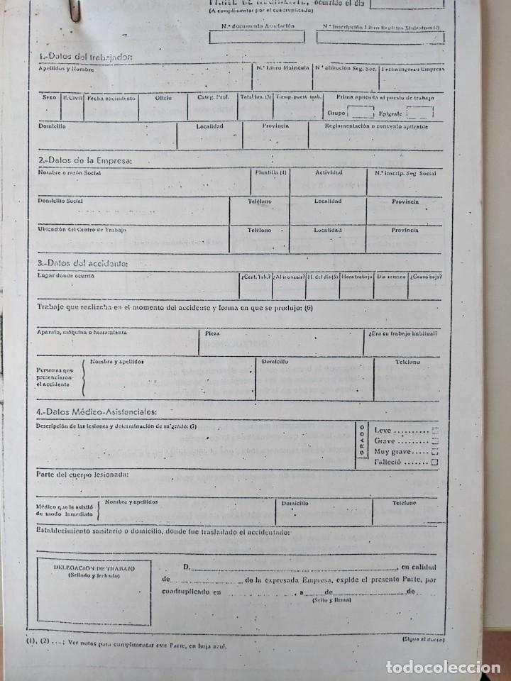 Documentos antiguos: ANTIGUOS IMPRESOS DE RENFE (7) FERROCARRILES, IMPECABLES - Foto 7