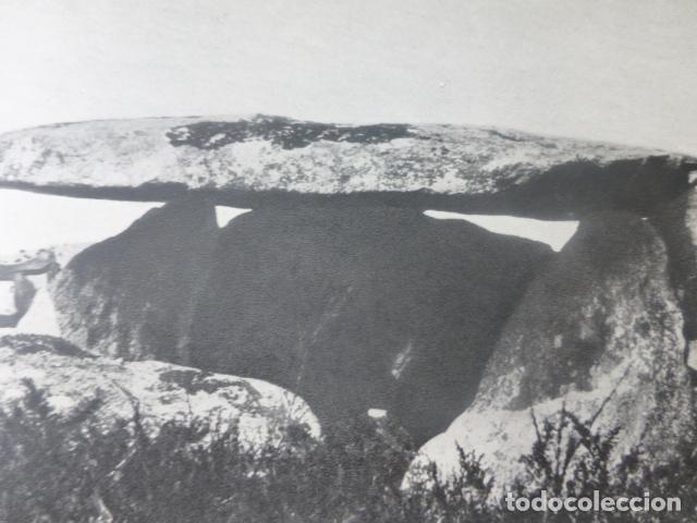 Documentos antiguos: DOMBATE LA CORU&Ntilde;A DOLMEN ANTIGUA LAMINA A&Ntilde;OS 40