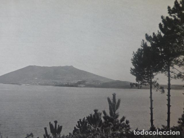Documentos antiguos: FINISTERRE LA CORU&Ntilde;A PAISAJE ANTIGUA LAMINA A&Ntilde;OS 40