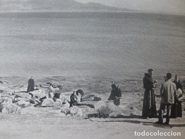 Documentos antiguos: LOURO LA CORU&Ntilde;A PLAYA ANTIGUA LAMINA A&Ntilde;OS 40