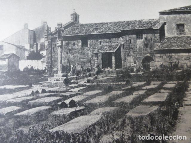 Old Documents: NOYA LA CORU&Ntilde;A CEMENTERIO ANTIGUA LAMINA A&Ntilde;OS 40