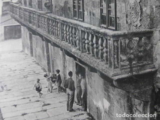 Documentos antiguos: RIANXO LA CORU&Ntilde;A PAZO ANTIGUA LAMINA A&Ntilde;OS 40