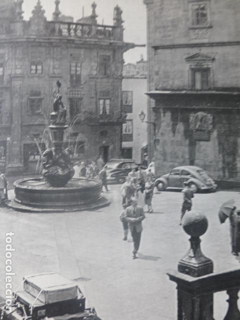 Old Documents: SANTIAGO DE COMPOSTELA LA CORU&Ntilde;A CASA DEL CABILDO ANTIGUA LAMINA A&Ntilde;OS 40