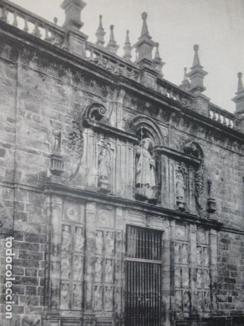 Documentos antiguos: SANTIAGO DE COMPOSTELA LA CORU&Ntilde;A CATEDRAL DETALLE ANTIGUA LAMINA A&Ntilde;OS 40