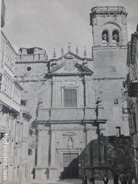 Documentos antiguos: SANTIAGO DE COMPOSTELA LA CORU&Ntilde;A SAN AGUSTIN ANTIGUA LAMINA A&Ntilde;OS 40